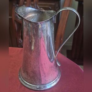 Shedfield USA Silver On Copper Water Pitcher With Pierced Spout